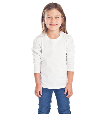 Premium långärmad T-shirt för barn